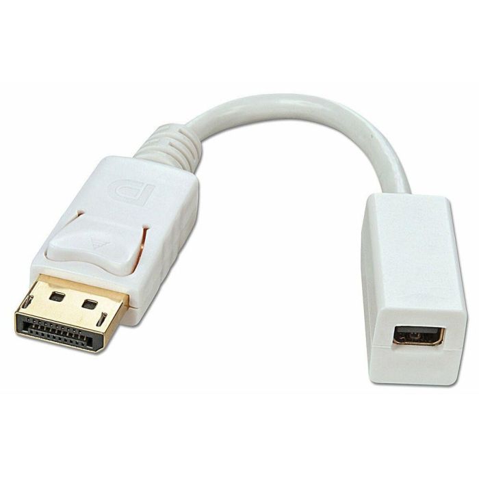 Adaptador Mini DisplayPort a DisplayPort LINDY 41060 Blanco Adaptador Mini DisplayPort a DisplayPort LINDY 41060 Blanco