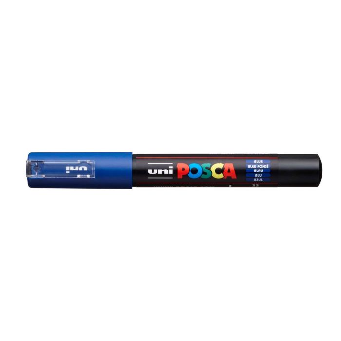 Posca Marcador Pc-1M No Permanente Punta Fina 0.7-1 mm Azul Posca Marcador Pc-1M No Permanente Punta Fina 0.7-1 mm Azul