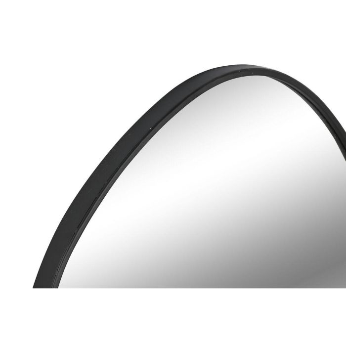 Espejo de pared Home ESPRIT Negro Metal Espejo Moderno 60 x 2,5 x 78 cm 3