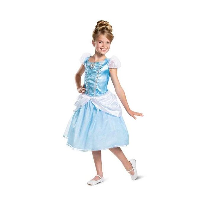 Jakks Pacific Disfraz Cenicienta Disney Princesas Deluxe Talla S (5-6 años)