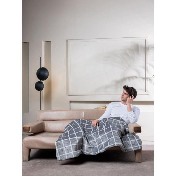 Manta Térmica - Imetec - Manta Térmica 150x110 cm - 6 Temperaturas - Tejido Terciopelo y Sherpa Touch - Lavable a máquina 5 Manta Térmica - Imetec - Manta Térmica 150x110 cm - 6 Temperaturas - Tejido Terciopelo y Sherpa Touch - Lavable a máquina 5