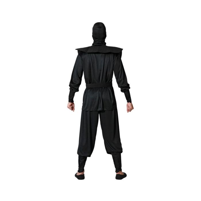 Disfraz Ninja Blanco Adulto Gris XS-S 2