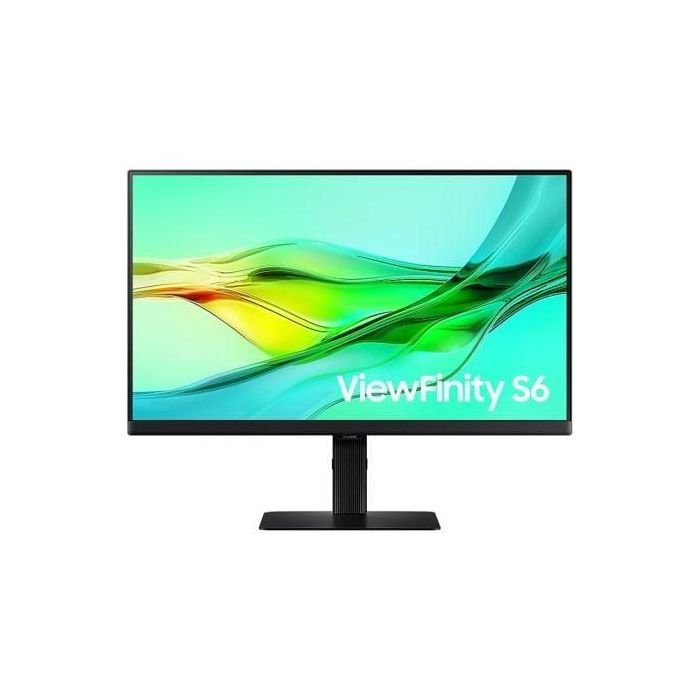 Monitor Profesional Samsung ViewFinity S6 S60UD S24D600UAU 24"/ QHD/ Regulable en Altura/ Negro Monitor Profesional Samsung ViewFinity S6 S60UD S24D600UAU 24"/ QHD/ Regulable en Altura/ Negro