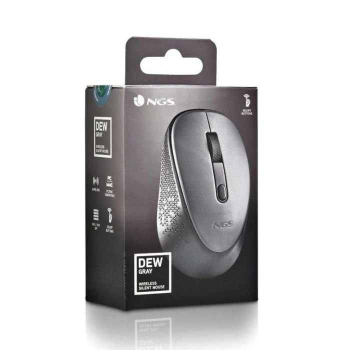 Ratón NGS DEWGRAY Gris 1600 dpi (1 unidad) 1 Ratón NGS DEWGRAY Gris 1600 dpi (1 unidad) 1