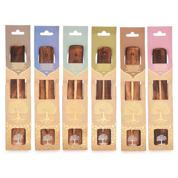 Soporte Incienso Surtido 6 Aromas Acorde - Madera, 5.8x31x0.5 cm, Varios Colores (48 Unidades) 2 Soporte Incienso Surtido 6 Aromas Acorde - Madera, 5.8x31x0.5 cm, Varios Colores (48 Unidades) 2