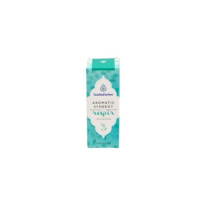 ESENTIAL AROMS Respir Sinergia Aromática 15ml con Eucalipto, Pino, Lavanda; Antiséptico Ambiental para Difusor