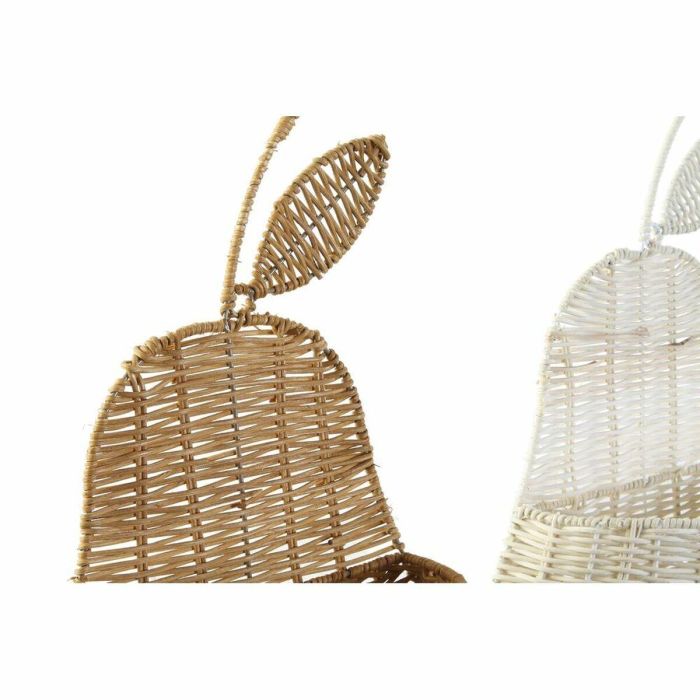 Cesta Pared DKD Home Decor Marron Beige 33 x 14 x 55 cm (2 Unidades) 1 Cesta Pared DKD Home Decor Marron Beige 33 x 14 x 55 cm (2 Unidades) 1
