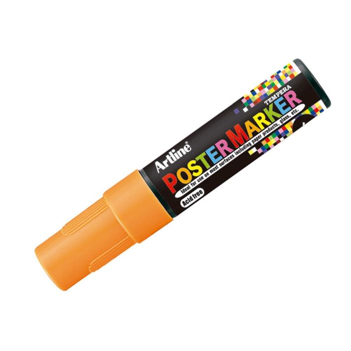 Rotulador Artline Poster Marker Epp-6-Nar Flu Punta Redonda 6 mm Color Naranja Fluor 2