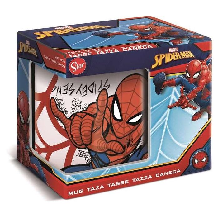 Taza ceramica spiderman urban web en caja de regalo sto 325 ml Taza ceramica spiderman urban web en caja de regalo sto 325 ml