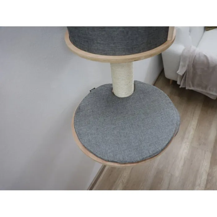 Kerbl Árbol para gatos de pared KER4018653927694 - 168 cm de alto - Dolomit Tofana - Gris 5
