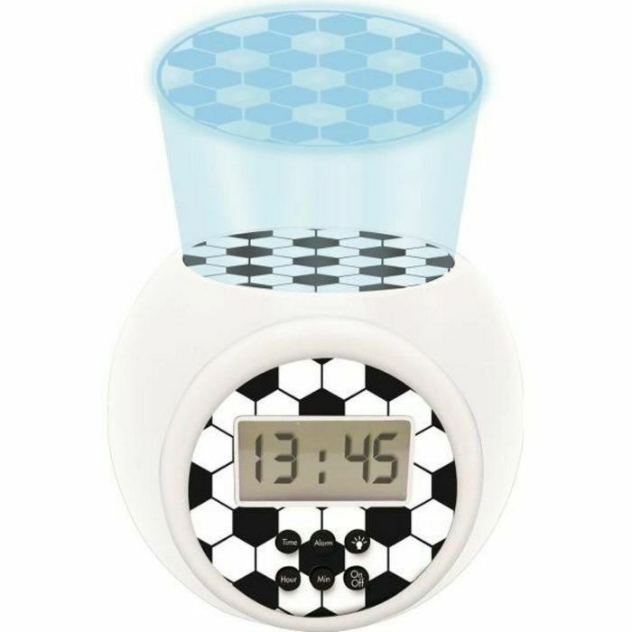 Lexibook Proyector Despertador Fútbol con Proyección de Balón en Techo y Luz Nocturna de 3 Colores, Pantalla LCD Retroiluminada Azul, Alarma Snooze y Temporizador Lexibook Proyector Despertador Fútbol con Proyección de Balón en Techo y Luz Nocturna de 3 Colores, Pantalla LCD Retroiluminada Azul, Alarma Snooze y Temporizador