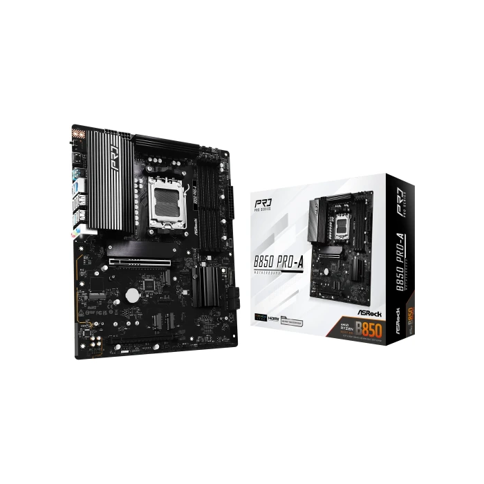 ASRock AM5 B850 Pro-A Placa Base ATX para AMD Ryzen DDR5 0 ASRock AM5 B850 Pro-A Placa Base ATX para AMD Ryzen DDR5 0