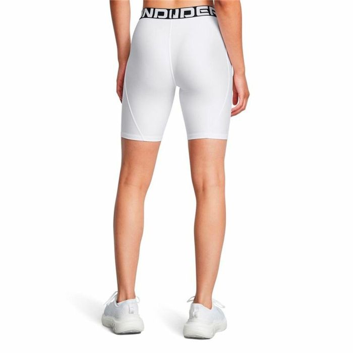 Pantalones Cortos Deportivos para Hombre Under Armour Hg 8In Blanco 1