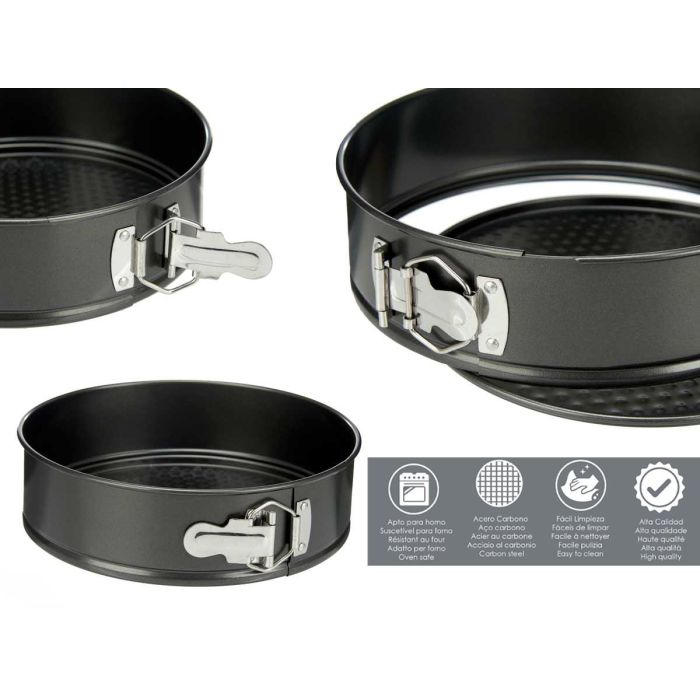 Molde Redondo Metal Ajustable 24Cm Kinvara (12 Unidades) 2 Molde Redondo Metal Ajustable 24Cm Kinvara (12 Unidades) 2