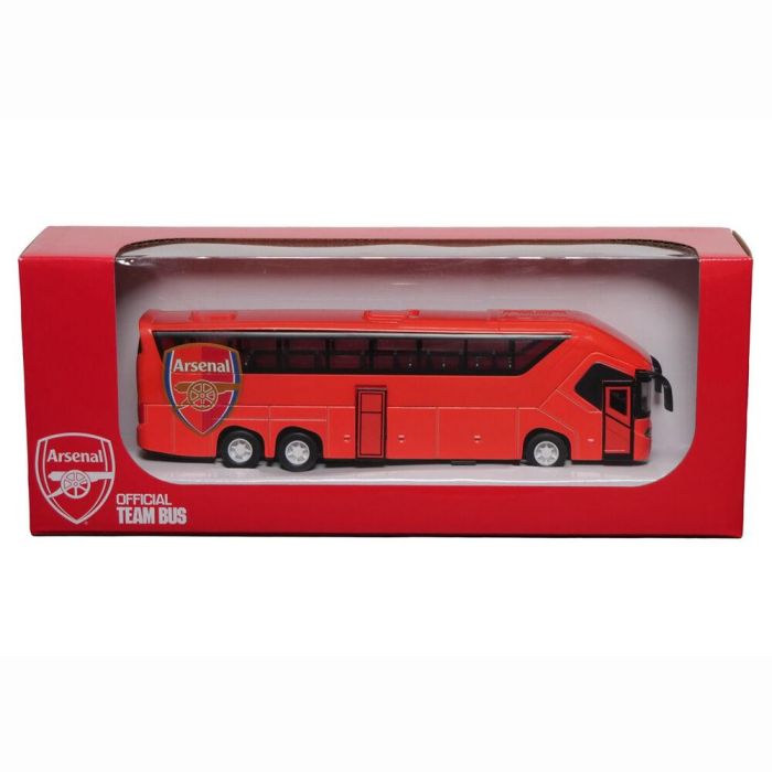 BANBO TOYS Autobus Arsenal 1:50 Apertura Puertas Laterales Retro-Friccion +3 Años 29,5x22,8x25cm