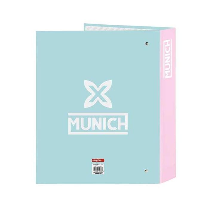 Carpeta de anillas Munich Heaven Azul cielo A4 27 x 33 x 6 cm 3 Carpeta de anillas Munich Heaven Azul cielo A4 27 x 33 x 6 cm 3