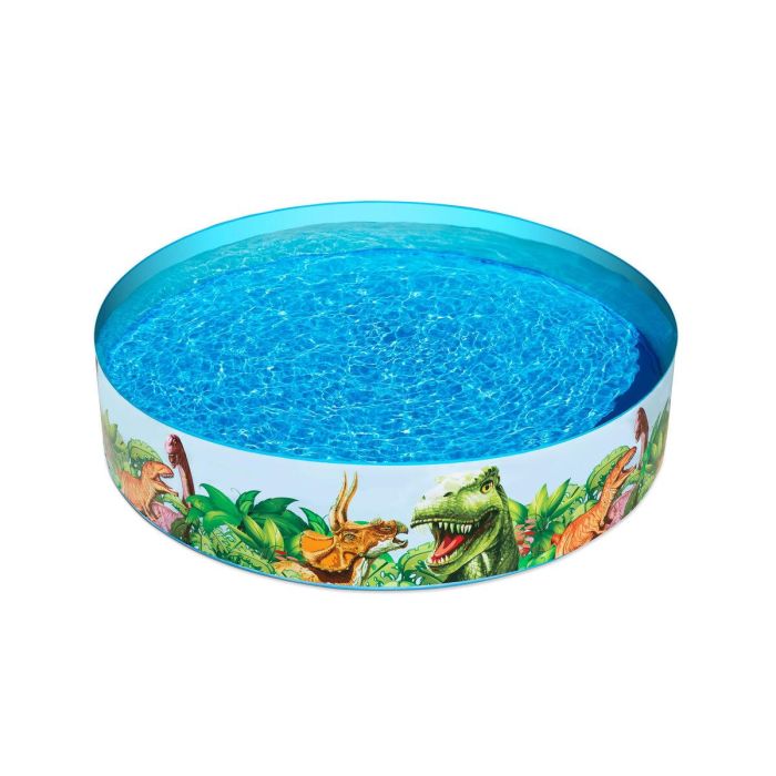 Bestway Piscina Rigida Infantil PVC Dinosaurios 183x38 cm +2 Años Jardin 55022 13