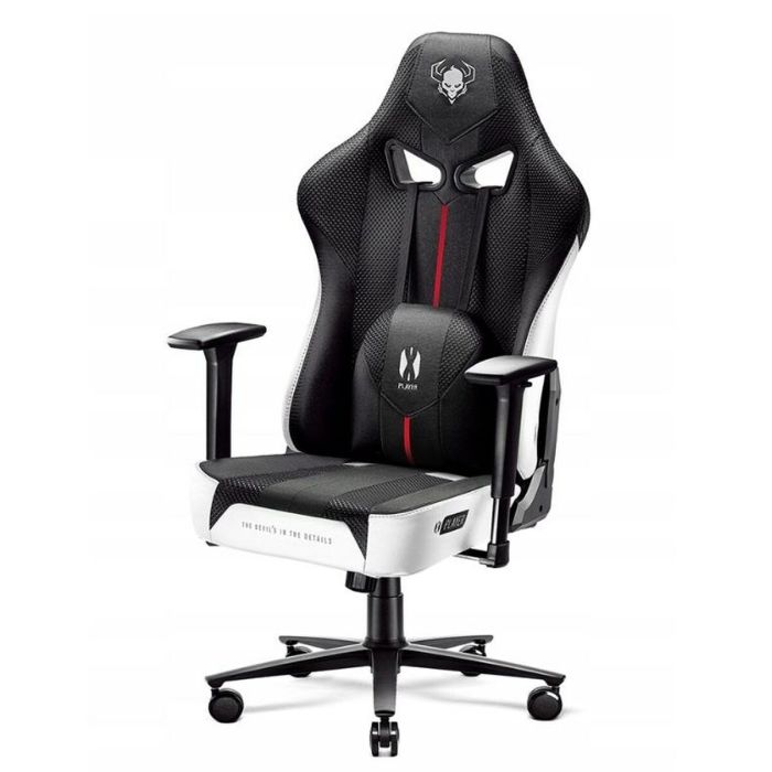 Silla Gaming Diablo Chairs DiabloX-PLAYER 2.0 Blanco Negro 11 Silla Gaming Diablo Chairs DiabloX-PLAYER 2.0 Blanco Negro 11