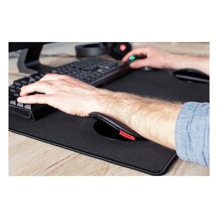 Cherry Reposamuñecas Deslizante Ergo, Soporte Ergonómico para Ratón y Teclado, Mejora Postura y Reduce Tensión Muscular, Cuero Sintético, Ambidiestro 6