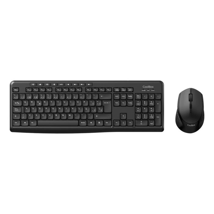 COOLBOX Kit inalambrico multimedia de teclado y raton 1 COOLBOX Kit inalambrico multimedia de teclado y raton 1