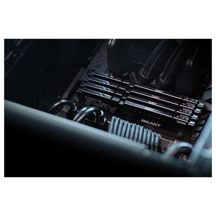 Kingston FURY Beast 32GB (2x16GB) DDR5 6800MT/s CL34 DIMM Kit de 2 Negro EXPO para PC