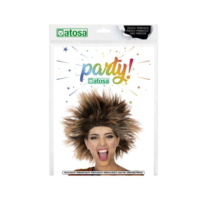 Peluca Cavernícola estilo troglodita para fiestas temáticas y carnaval 1 Peluca Cavernícola estilo troglodita para fiestas temáticas y carnaval 1