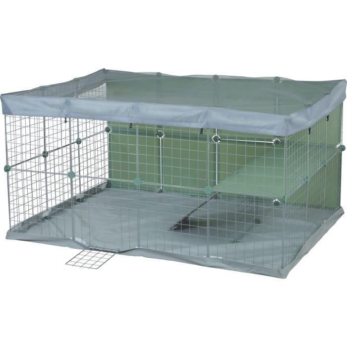 Recinto modular - ZOLUX - Neo park - Parque para pequeños animales - Conejos - 140X105X70 - 1,84 m² 3 Recinto modular - ZOLUX - Neo park - Parque para pequeños animales - Conejos - 140X105X70 - 1,84 m² 3