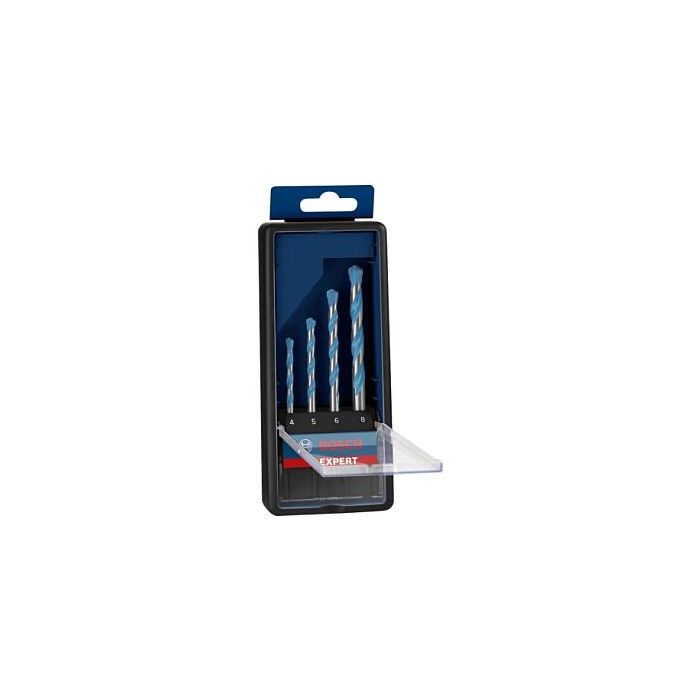 Bosch Expert CYL-9 Multiconstruction Set de 4 brocas RobustLine para hormigón, baldosas, acero, madera y plástico, medidas 4,5,6,8 mm, referencia 2608900645 2 Bosch Expert CYL-9 Multiconstruction Set de 4 brocas RobustLine para hormigón, baldosas, acero, madera y plástico, medidas 4,5,6,8 mm, referencia 2608900645 2