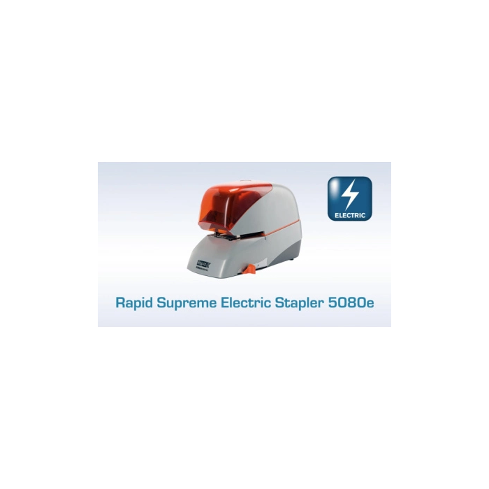 Rapid Grapadora Eléctrica 5080e, Capacidad 80 Hojas, Color Negro, Grapado Sin Contacto 2 Rapid Grapadora Eléctrica 5080e, Capacidad 80 Hojas, Color Negro, Grapado Sin Contacto 2
