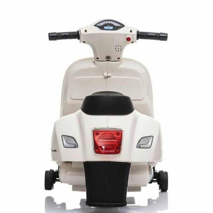 Moto mini vespa blanca 6v 4 ah - 1 motor 1