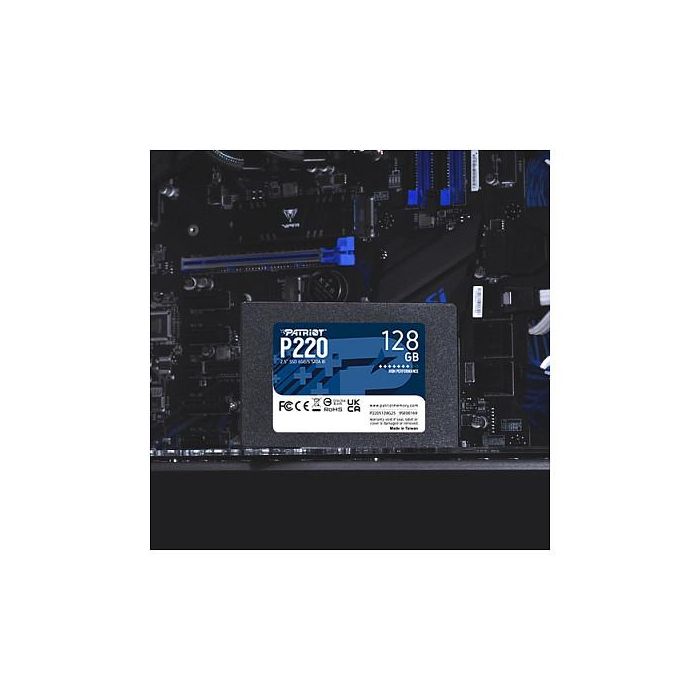Patriot P220 SSD 128 GB SATA III 6 Gb/s 2,5" Schwarz 3 Patriot P220 SSD 128 GB SATA III 6 Gb/s 2,5" Schwarz 3