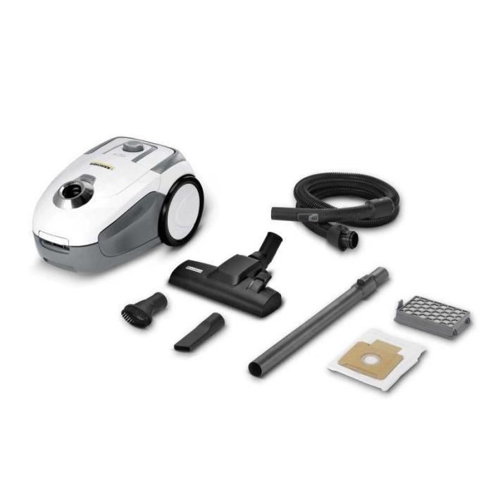 NEW KARCHER VC 2 - Aspirador de bidón - 700 W - Filtro HEPA 13 - 76 dB - Manguera de aspiración de 1,5 m con mango curvo 1 NEW KARCHER VC 2 - Aspirador de bidón - 700 W - Filtro HEPA 13 - 76 dB - Manguera de aspiración de 1,5 m con mango curvo 1
