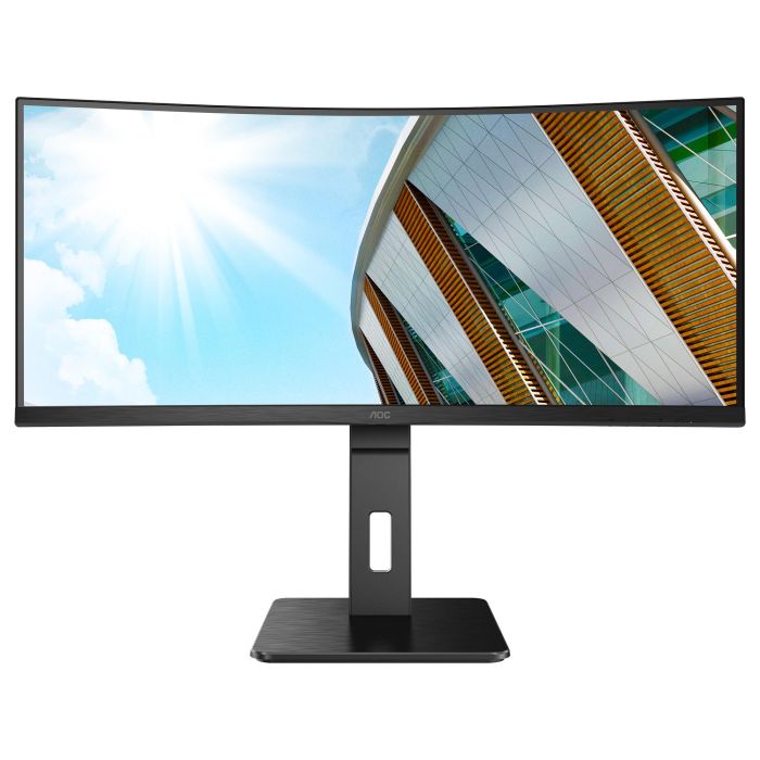 AOC CU34P2A - Productivity, connectivity, and comfort in a curved 1500R 34” ultra wide QHD display 3