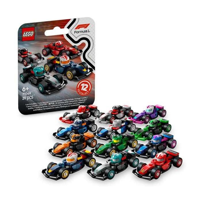 Sobre minifigures coche de formula1 coleccionable lego minifigures 1 Sobre minifigures coche de formula1 coleccionable lego minifigures 1