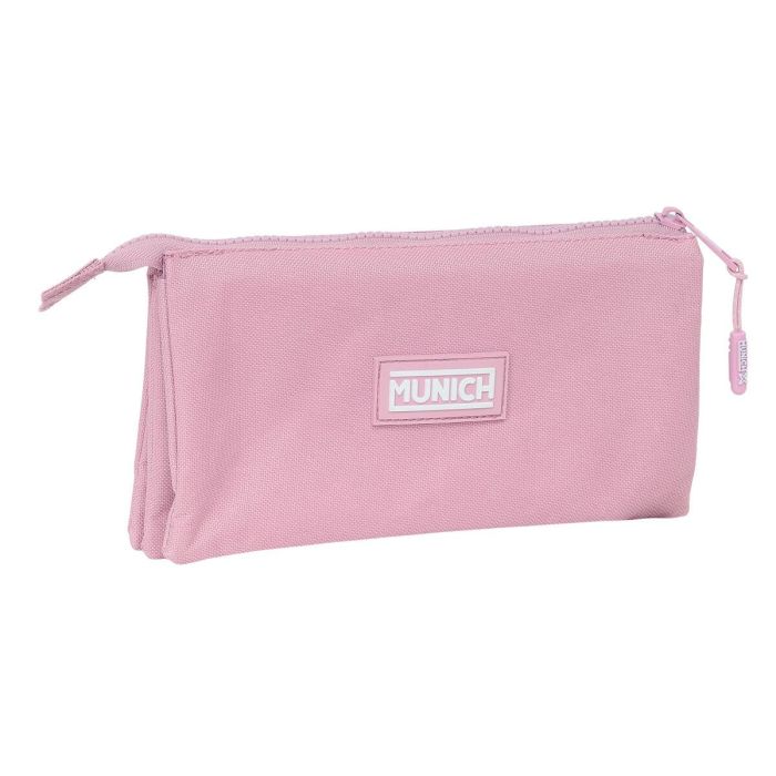 Portatodo Triple Munich Basic Rosa 22 x 12 x 3 cm 0 Portatodo Triple Munich Basic Rosa 22 x 12 x 3 cm 0
