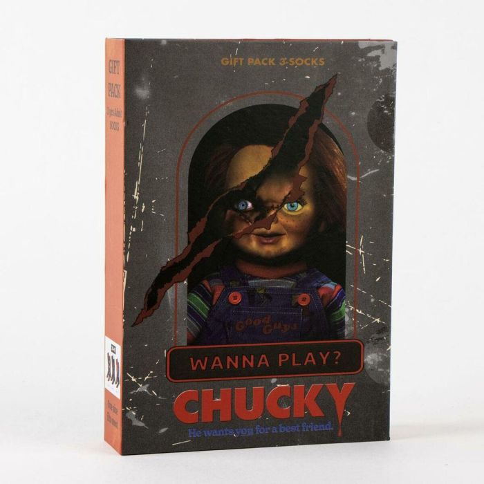 Cerdá Pack de 3 Calcetines Chucky, Tallas de Calzado 35-45, Multicolor 3