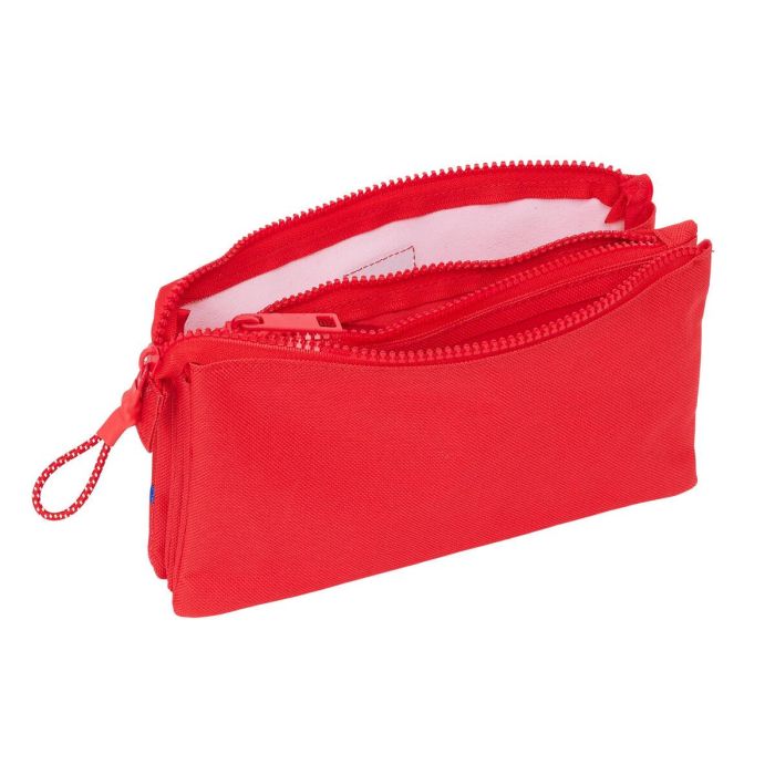 Portatodo Triple Atlético Madrid Rojo 22 x 12 x 3 cm 2 Portatodo Triple Atlético Madrid Rojo 22 x 12 x 3 cm 2