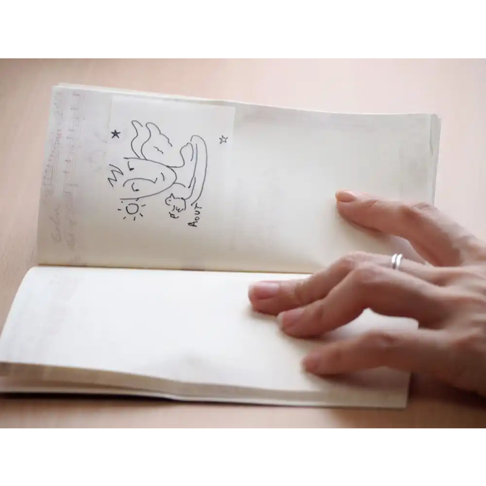 Q-connect Bloc de notas adhesivas removibles 76x76 mm plástico translucido blanco 50 hojas 1