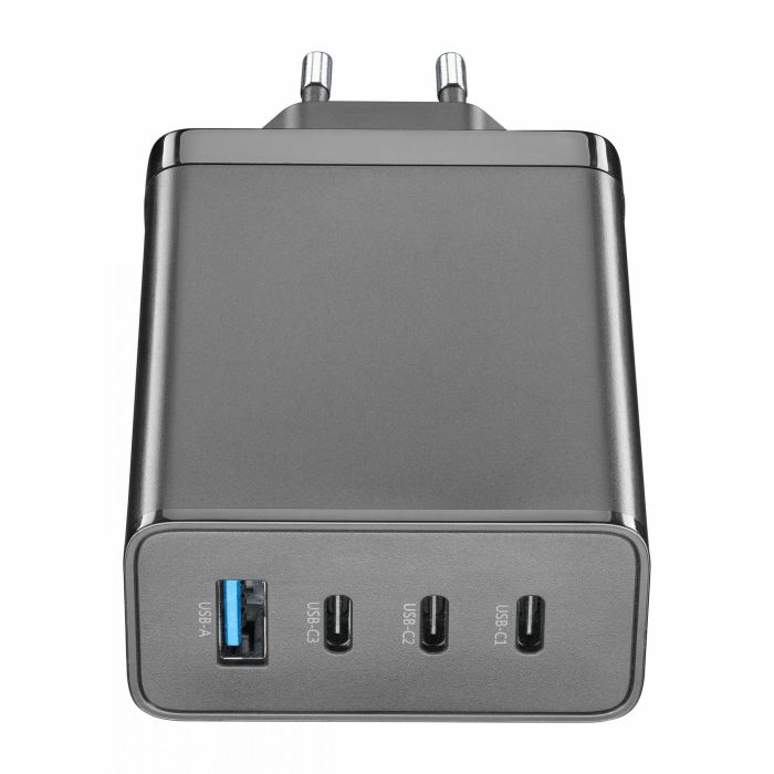 Cellularline Multipower Nano 100W Reiselader 4 Port GaN Black 3 Cellularline Multipower Nano 100W Reiselader 4 Port GaN Black 3