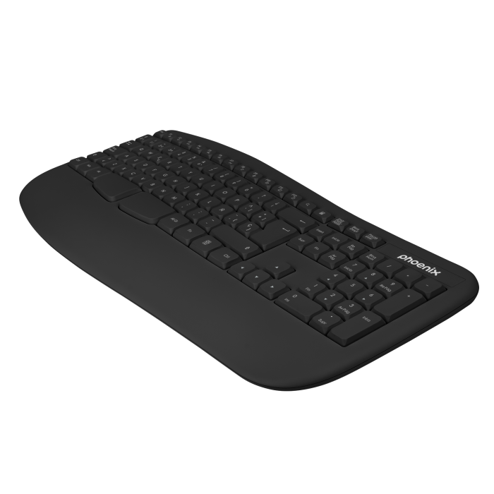 Teclado Inalámbrico Phoenix K201 Negro Qwerty Español 3