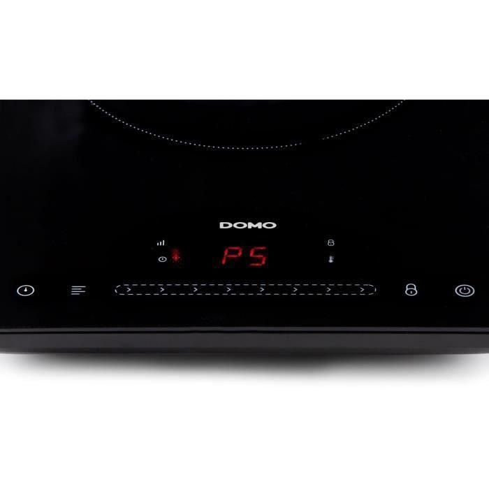 Domo DO332IP Placa de Inducción 1 Fuego 2000W, Pantalla Táctil, Temporizador 3h, 8 Niveles Potencia, Plato 20cm Cerámica 2 Domo DO332IP Placa de Inducción 1 Fuego 2000W, Pantalla Táctil, Temporizador 3h, 8 Niveles Potencia, Plato 20cm Cerámica 2