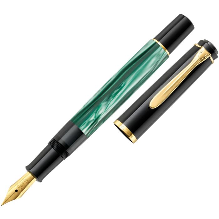 Pelikan Füllhalter M200 Grün-Marm. M Geschenkbox 0 Pelikan Füllhalter M200 Grün-Marm. M Geschenkbox 0
