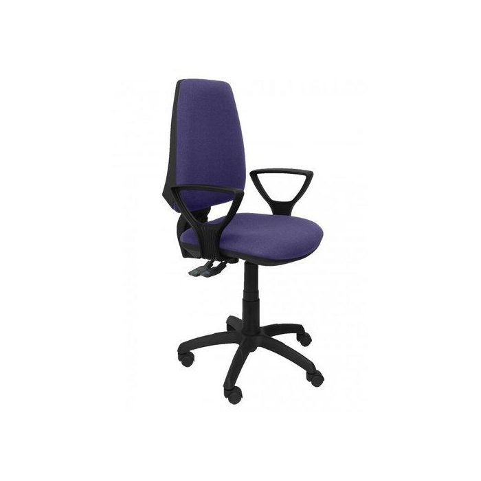 Silla Piqueras Y Crespo Elche S Brazos Fijos Mecanismo Sincro De Doble Maneta Gran Confortabilidad Regulable En Altura Ruedas De Nylon Asiento Y Respaldo Tapizado Bali Azul Claro