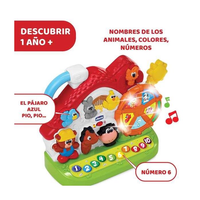 Granja sonora con luces y sonidos ¡enseña numeros, colores y nombres! 32x26x13,5 cm (bilingüe) 5 Granja sonora con luces y sonidos ¡enseña numeros, colores y nombres! 32x26x13,5 cm (bilingüe) 5