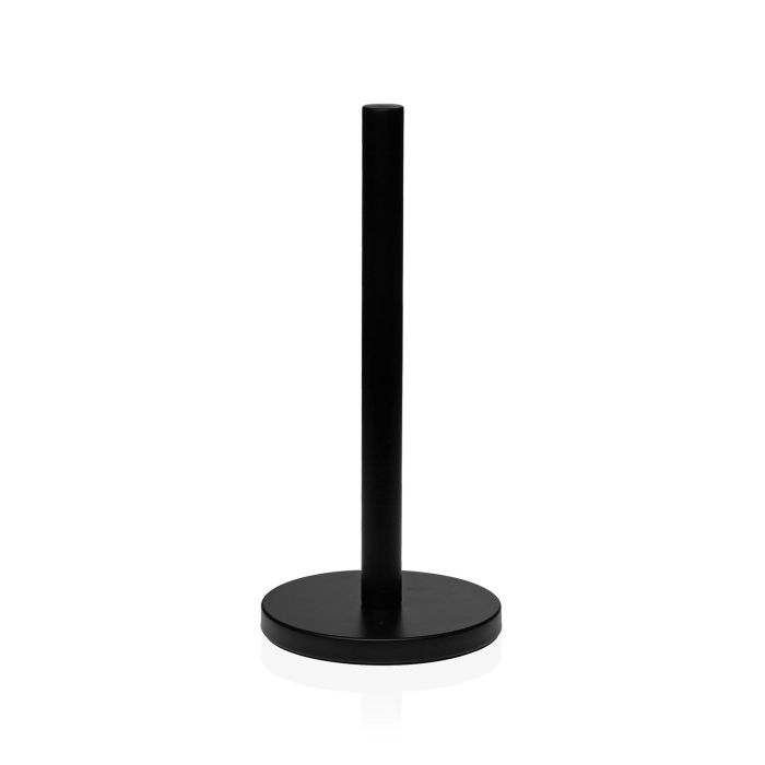 Portarrollo de Papel de Cocina Versa Negro Metal 32 cm Portarrollo de Papel de Cocina Versa Negro Metal 32 cm