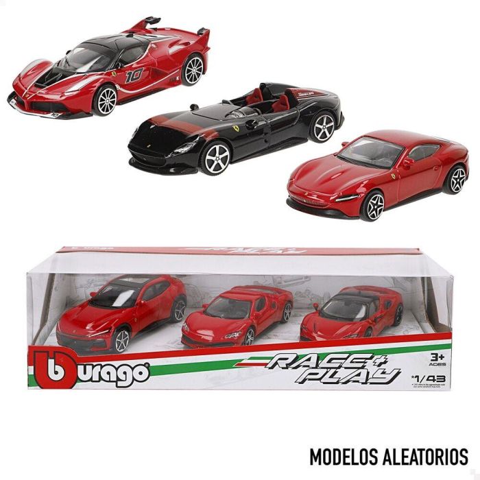 Blister 3 coches Ferrari 1 Blister 3 coches Ferrari 1