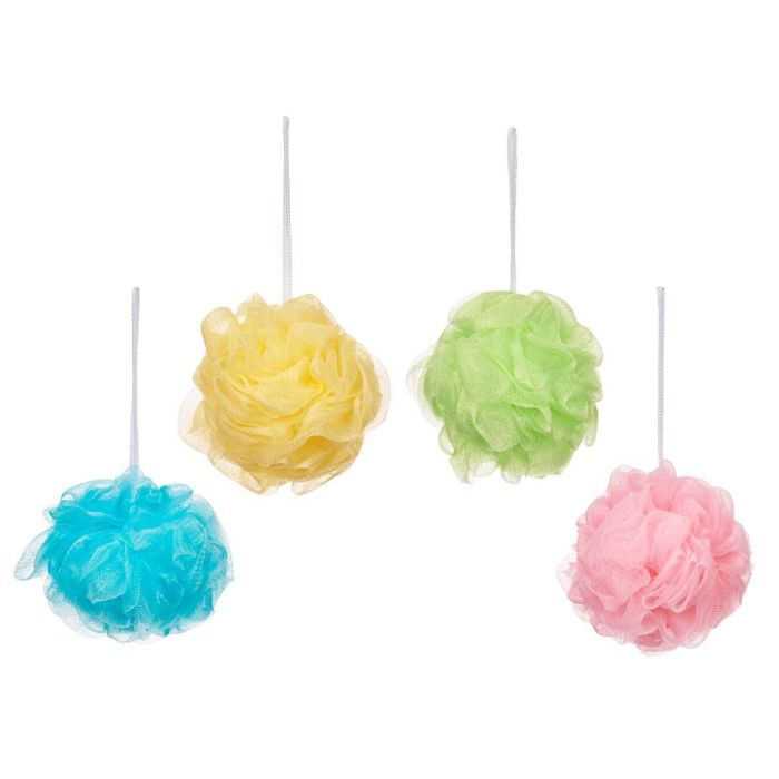 Pompon Baño PVC Box 4 Colores Surtido - Berilo 11x9x11 cm (24 Unidades) 1 Pompon Baño PVC Box 4 Colores Surtido - Berilo 11x9x11 cm (24 Unidades) 1