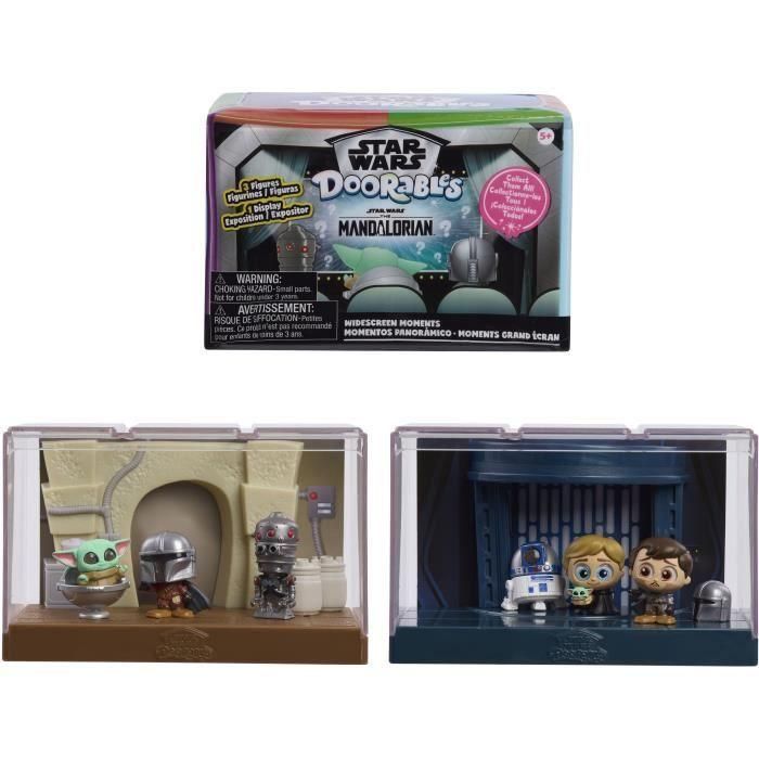 Figuras de colección - STAR WARS - Momento cinematográfico en pantalla grande - 6 escenas, 3 personajes cada una, a partir de 5 años 1 Figuras de colección - STAR WARS - Momento cinematográfico en pantalla grande - 6 escenas, 3 personajes cada una, a partir de 5 años 1
