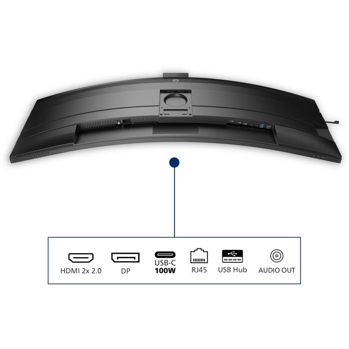 Philips Monitor Profesional 49B2U6900CH 48.8" Curvo Dual QHD Webcam USB-C Negro 9 Philips Monitor Profesional 49B2U6900CH 48.8" Curvo Dual QHD Webcam USB-C Negro 9