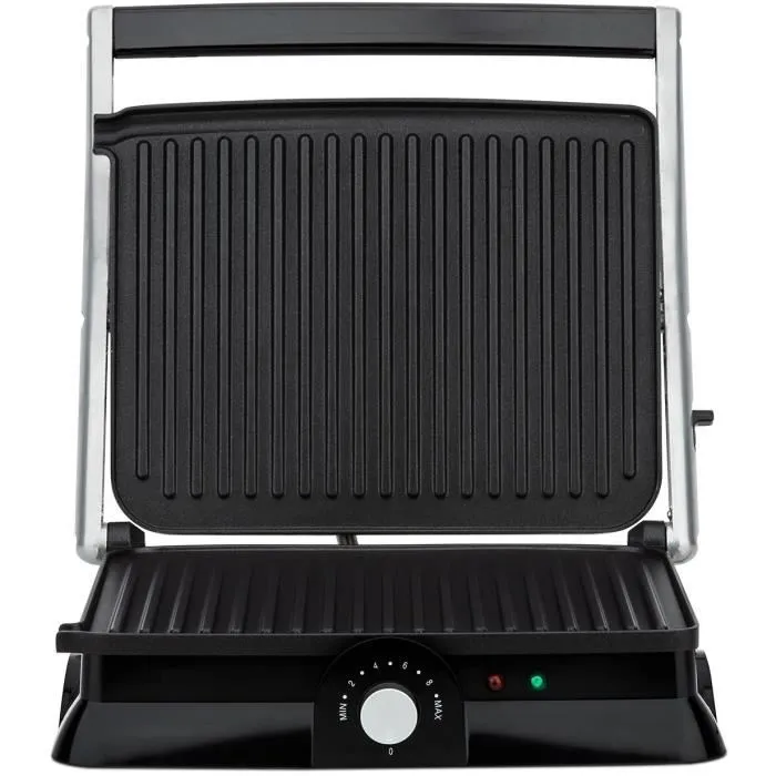 Hkoenig Plancha Eléctrica para Carne GR20 - 2000W, Acero Inoxidable y Negro 4